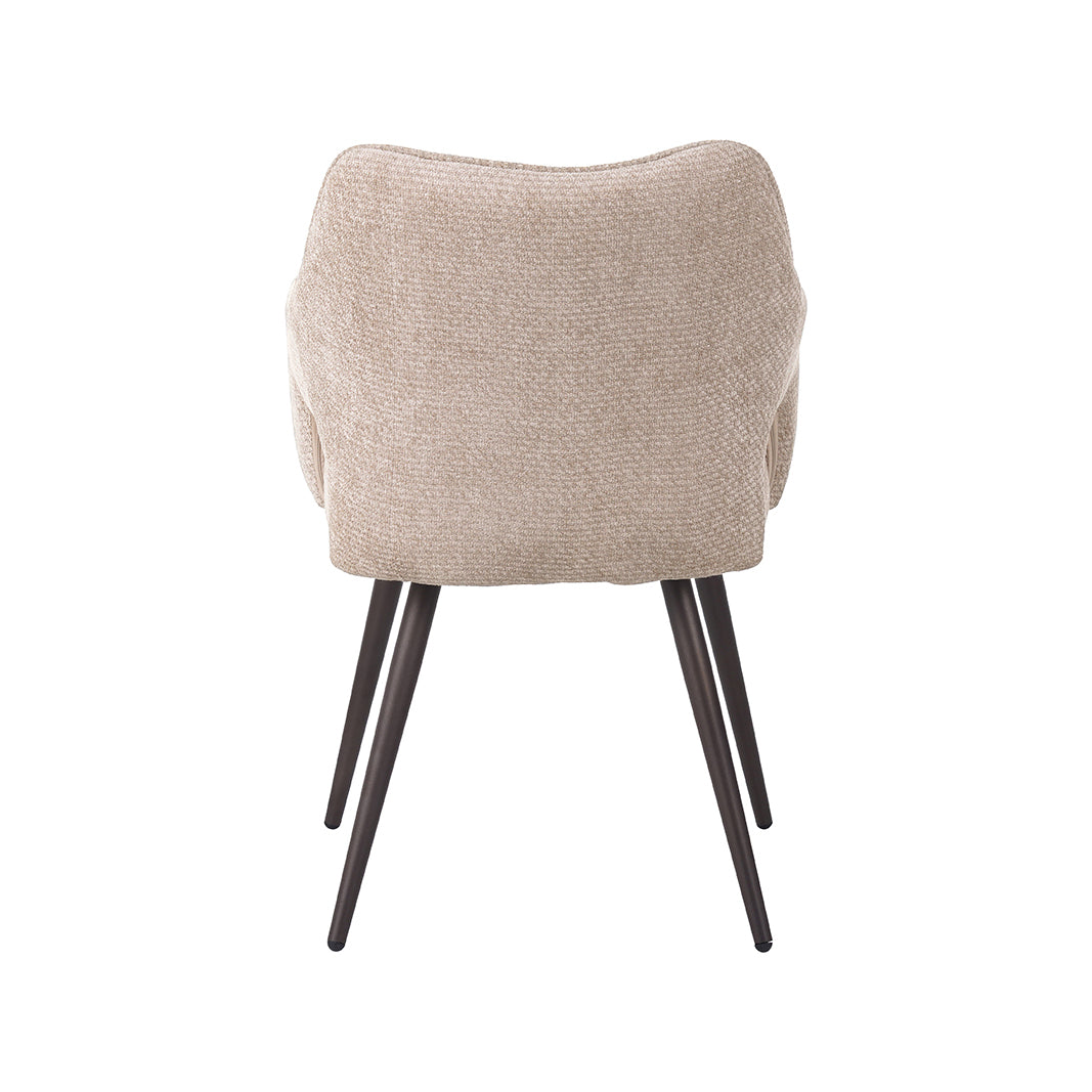 Eetkamerstoel Stan - Clay - Elite - Brons Metalen Frame