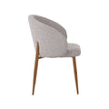 Eetkamerstoel Yuki - Naturel - Royal Boucle - Naturel Houtlook Frame