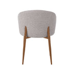 Eetkamerstoel Yuki - Naturel - Royal Boucle - Naturel Houtlook Frame