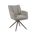 Eetkamerstoel Padua - Mushroom - Royal Boucle - Brons Metalen Frame