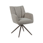 Eetkamerstoel Padua - Mushroom - Royal Boucle - Brons Metalen Frame
