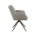 Eetkamerstoel Padua - Mushroom - Royal Boucle - Brons Metalen Frame