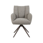 Eetkamerstoel Padua - Mushroom - Royal Boucle - Brons Metalen Frame