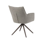 Eetkamerstoel Amalfi - Mushroom - Royal Boucle - Brons Metalen Frame