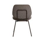 Eetkamerstoel Ravenna - Mushroom - Boucle - Brons Metalen Frame