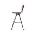 Barkruk Solid - Donkerbruin - Hout - Hoog