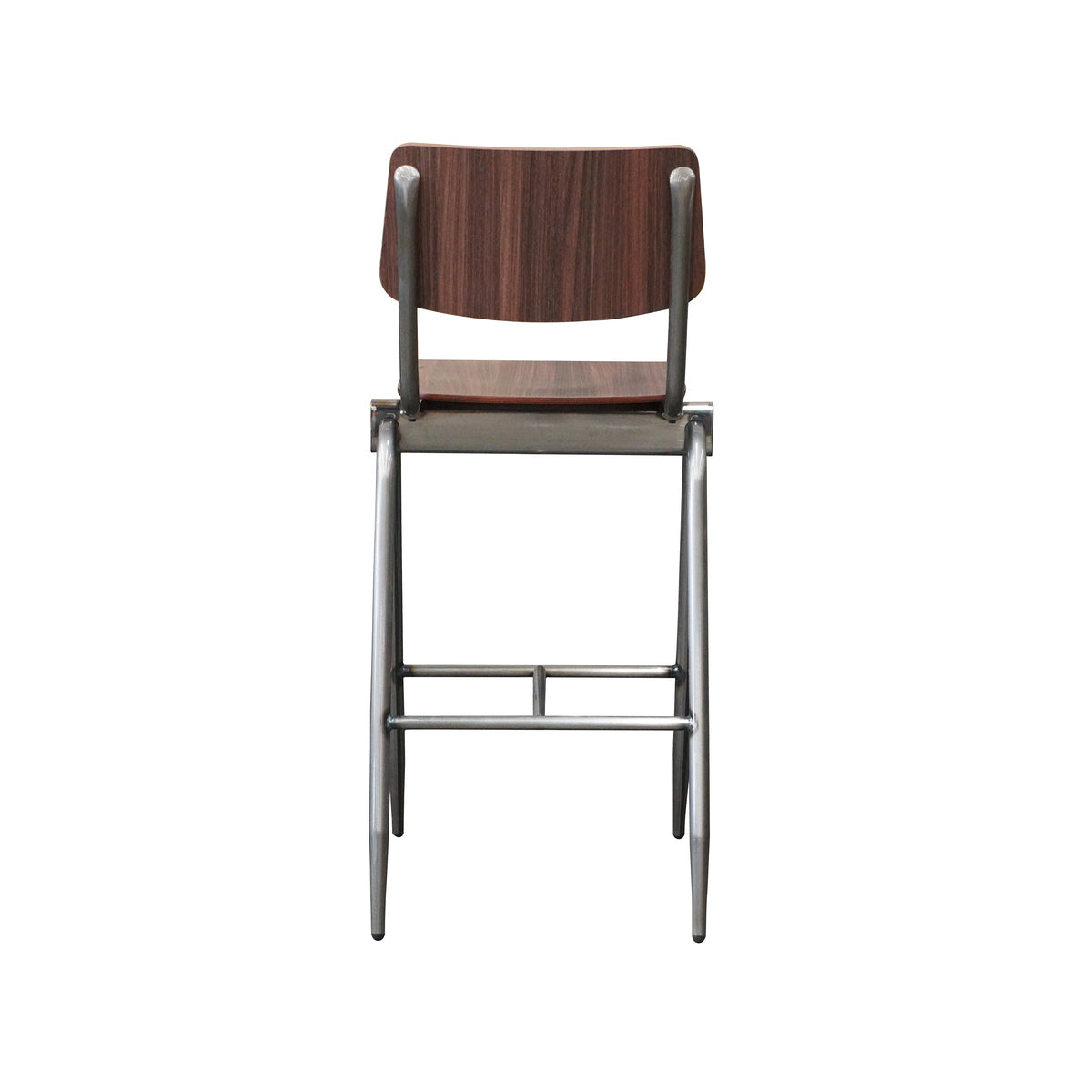 Barkruk Solid - Donkerbruin - Hout - Hoog