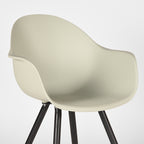Eetkamerstoel Luca - Breeze - PP - Zwart Metalen Frame