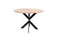 Eiken ronde eettafel Rayna