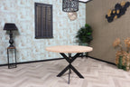 Eiken ronde eettafel Rayna