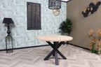 Eiken ronde eettafel Thyra