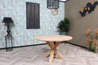 Eiken ronde eettafel Hedvig