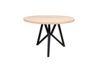 Eiken ronde eettafel Karina