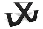 Stalen picknick-poten X-poot set van 2 frames