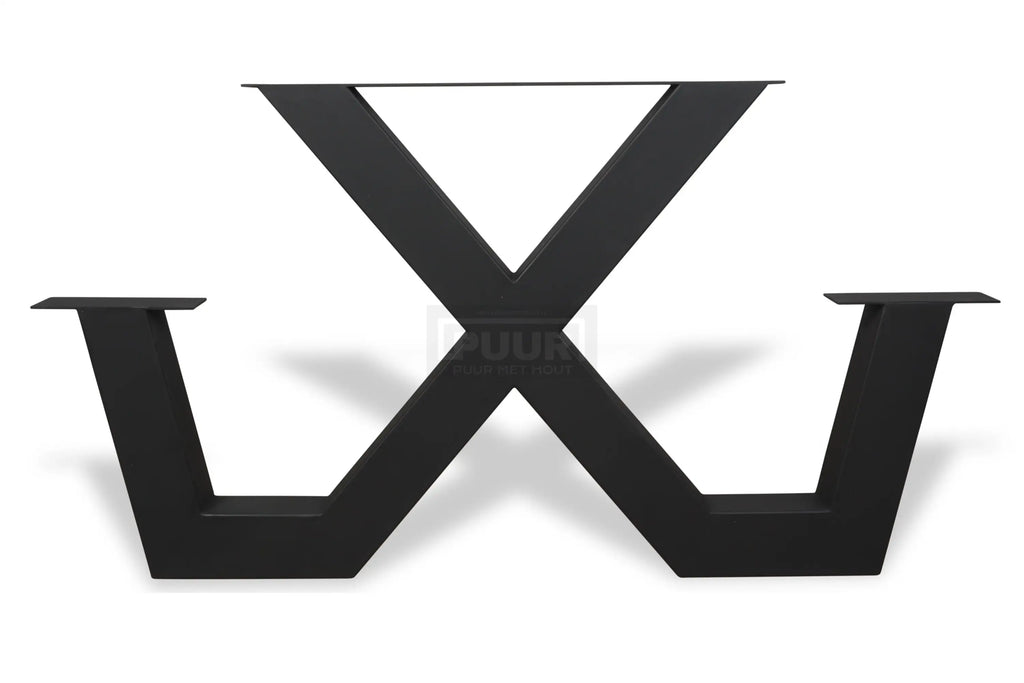 Stalen picknick-poten X-poot set van 2 frames