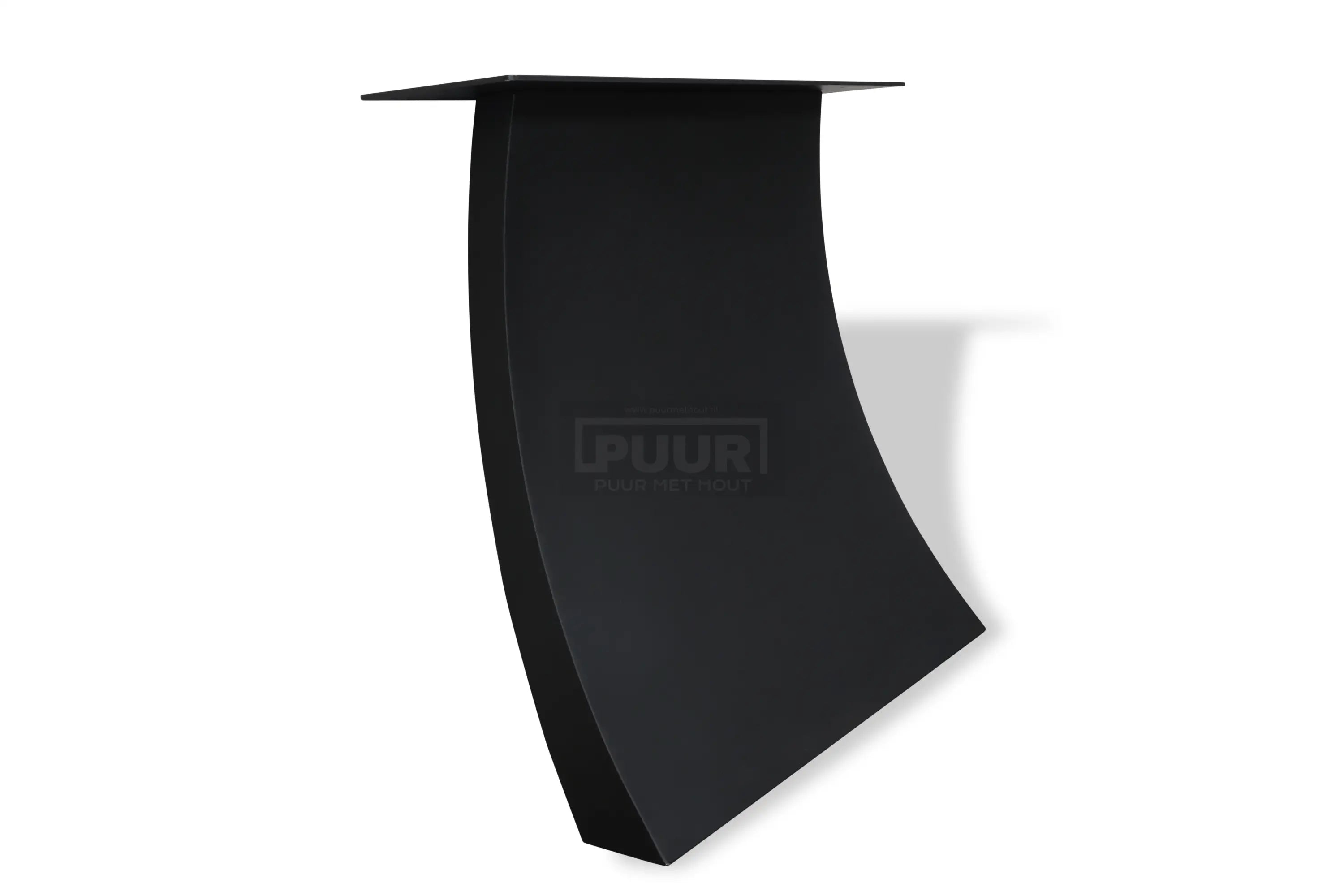 Stalen tafelpoten set Crescent wave-vorm