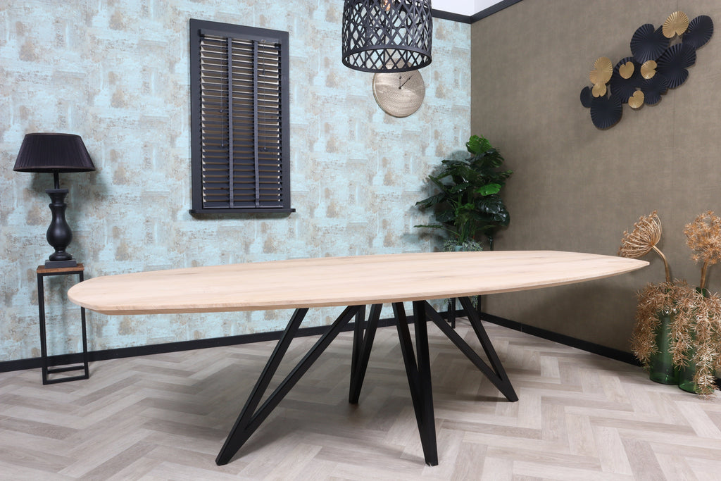 Zweeds ovale eiken eettafel Bjarni