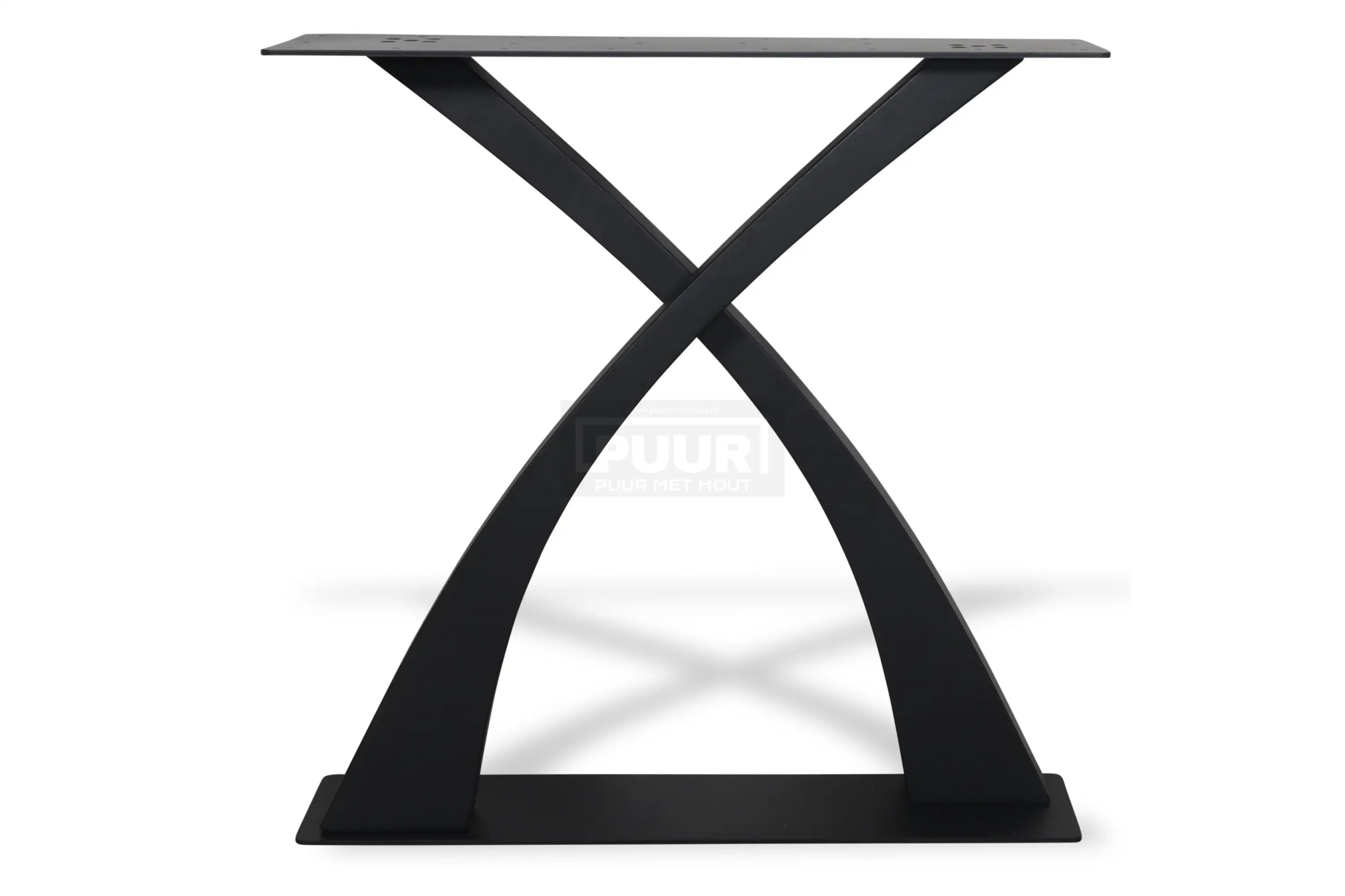 X-tafelpoten Arc set van 2 stalen X poot