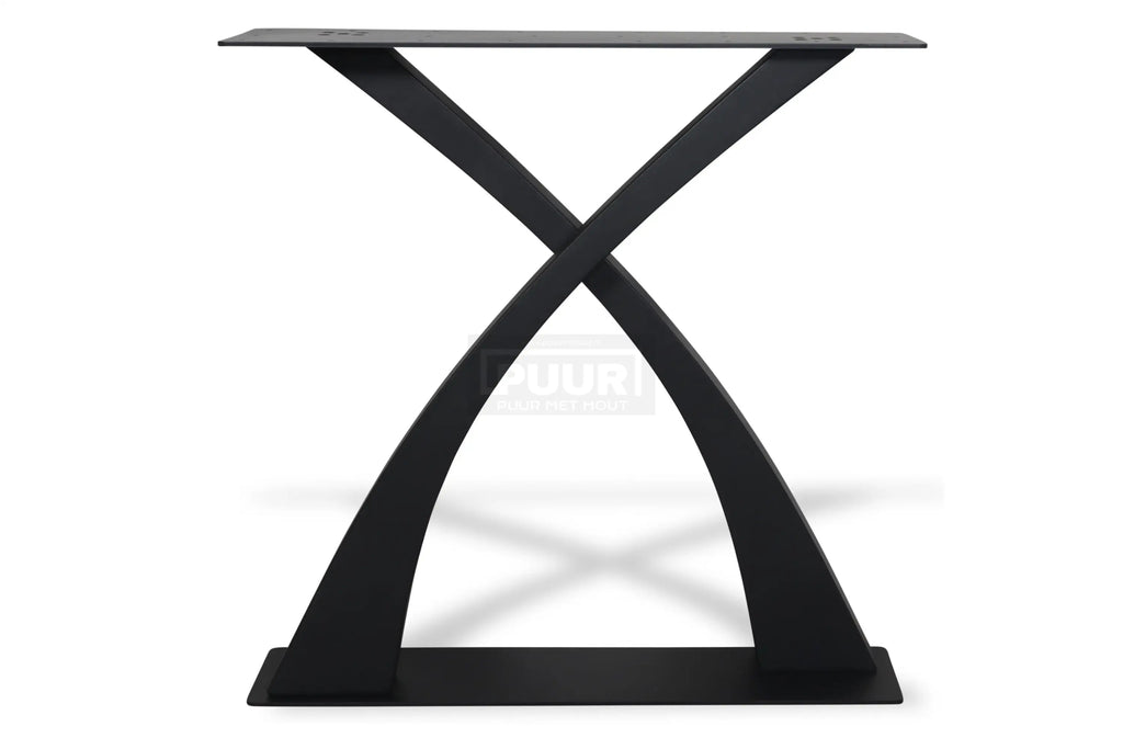 X-tafelpoten Arc set van 2 stalen X poot