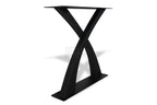 X-tafelpoten Arc set van 2 stalen X poot