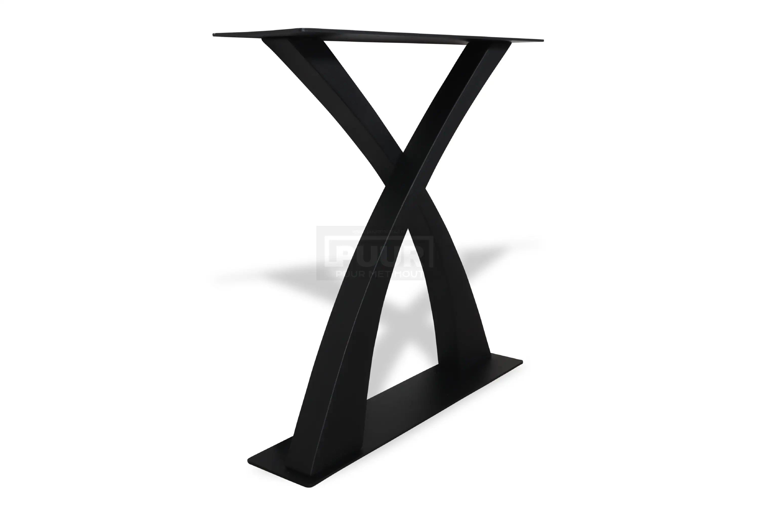 X-tafelpoten Arc set van 2 stalen X poot