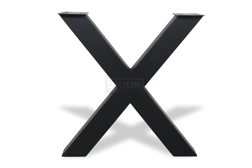 X-tafelpoten k10-10 set van 2 stalen X poot