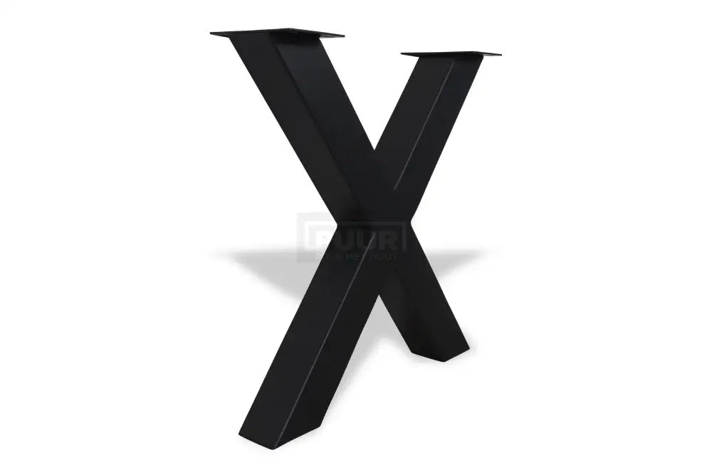 X-tafelpoten k10-10 set van 2 stalen X poot