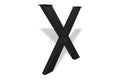 X-tafelpoten k10-5 set van 2 stalen X poot