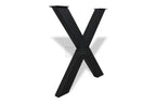 X-tafelpoten k10-5 set van 2 stalen X poot