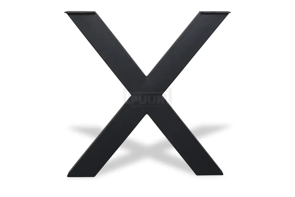 X-tafelpoten k10-5 set van 2 stalen X poot